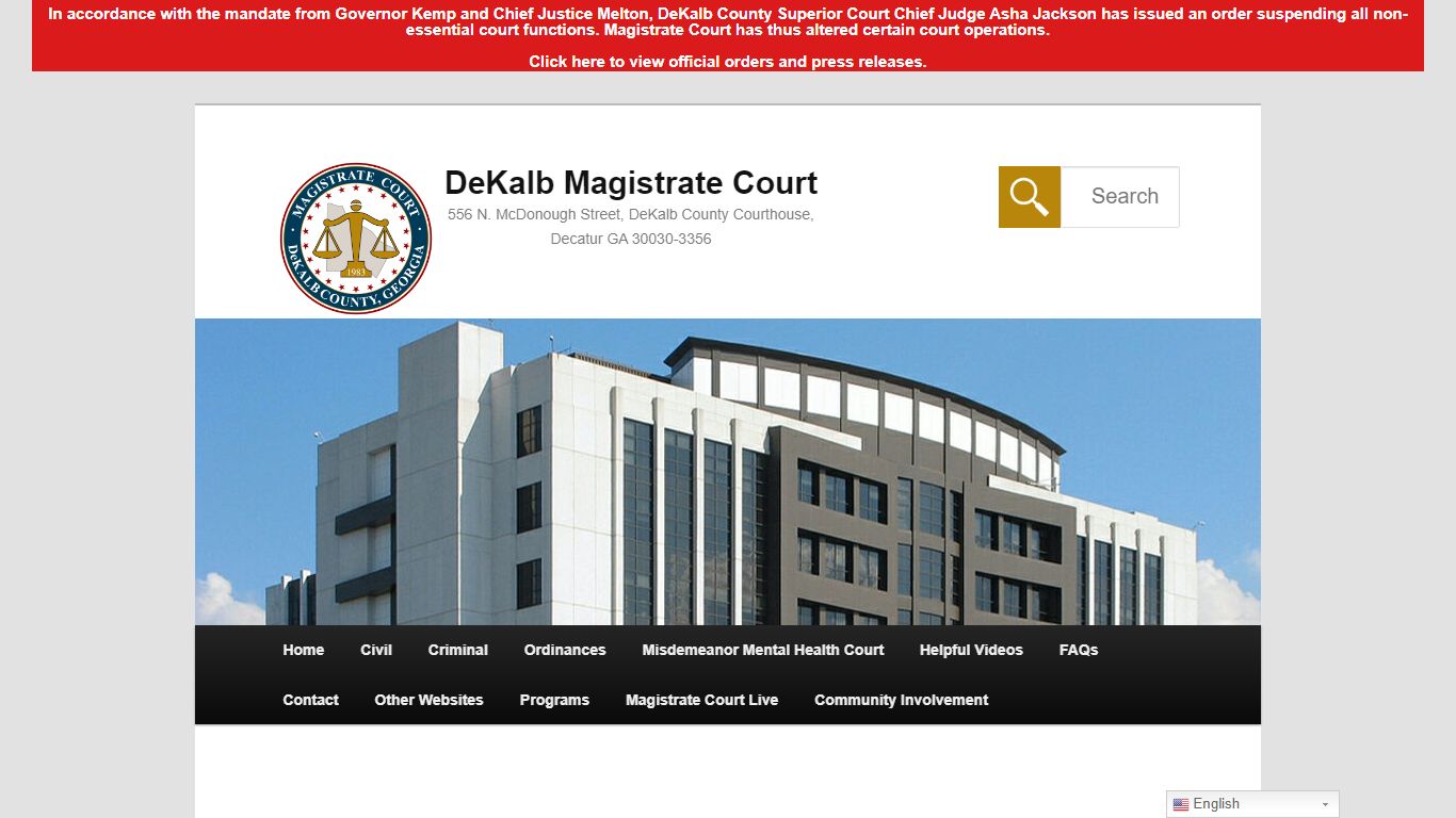 Civil | DeKalb Magistrate Court